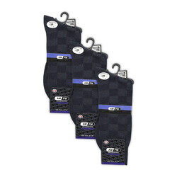 AM-PM MEN'S FORMAL SOCKS - NAVY (PACK OF 3)