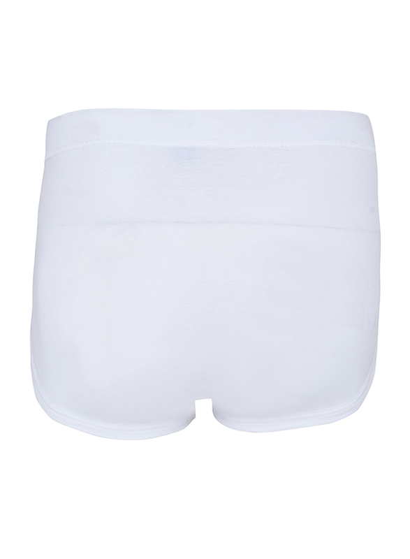 BYC Cotton Brief Underwear for Men, White, Small