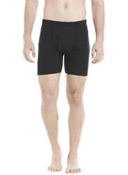 BYC Cotton Boxer Brief for Boys, Black, 15-16 Years