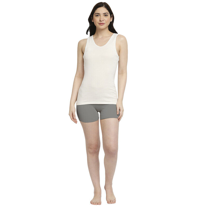 

BYC WOMEN'S COTTON VEST - IVORY