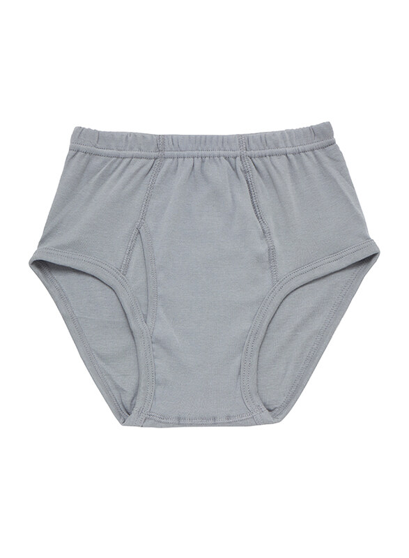 

BYC Cotton Brief for Boys, Dark Grey, 5-6 Years