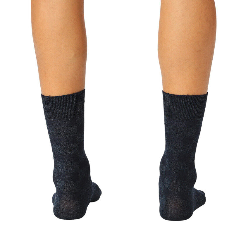 AM-PM MEN'S FORMAL SOCKS - NAVY (PACK OF 3)