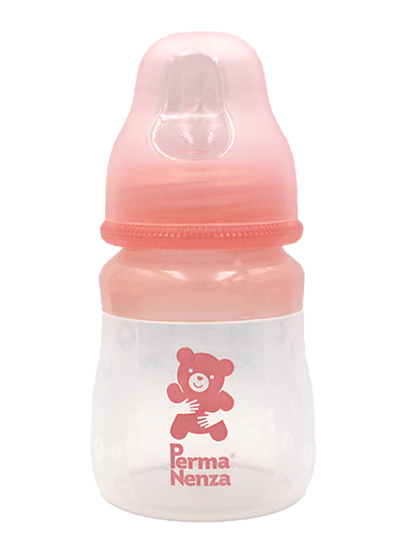 Permanenza Silicone Baby Feeding Bottle, 140ml, Pink