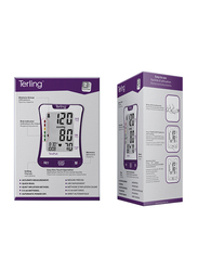 Terling Upper Arm Blood Pressure Monitor, UBP -0903, Purple