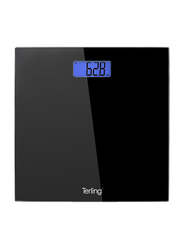 Terling Digital Glass Body Weighing Scale, BS-0919, Black