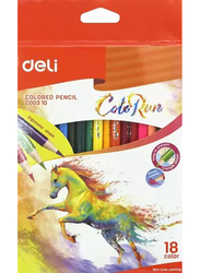 Deli 18-Piece Colourun Color Pencil 3.0mm, C003 10, Multicolor