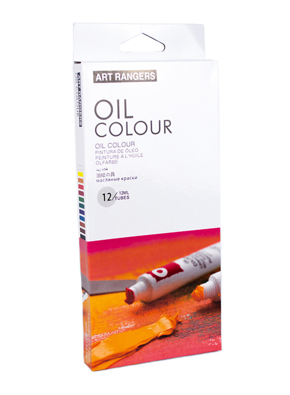 Art Rangers Oil Color Tubes Set, 12 x 12ml, Multicolor