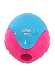 Deli Oval Design Sharpener, Blue/Pink