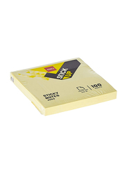 Deli A003 Sticky Notes, 7.6 x 7.6cm, Yellow