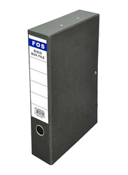 FOS Al-02m Rigid Closed Box File, Black