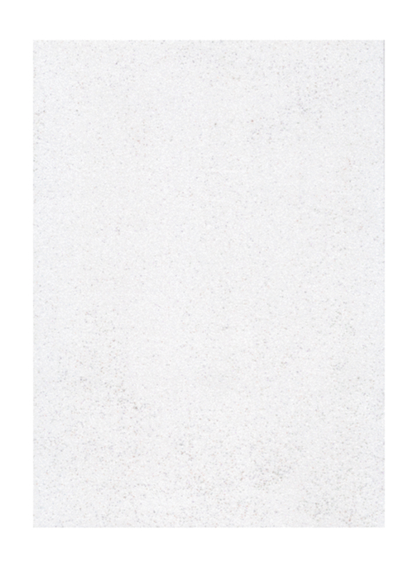 Eva Glitter Foam Sheet, 50 x 70cm, White