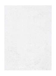 Eva Glitter Foam Sheet, 50 x 70cm, White
