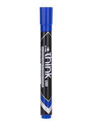 Deli Think Permanent Marker Pen Set, U10130, Blue