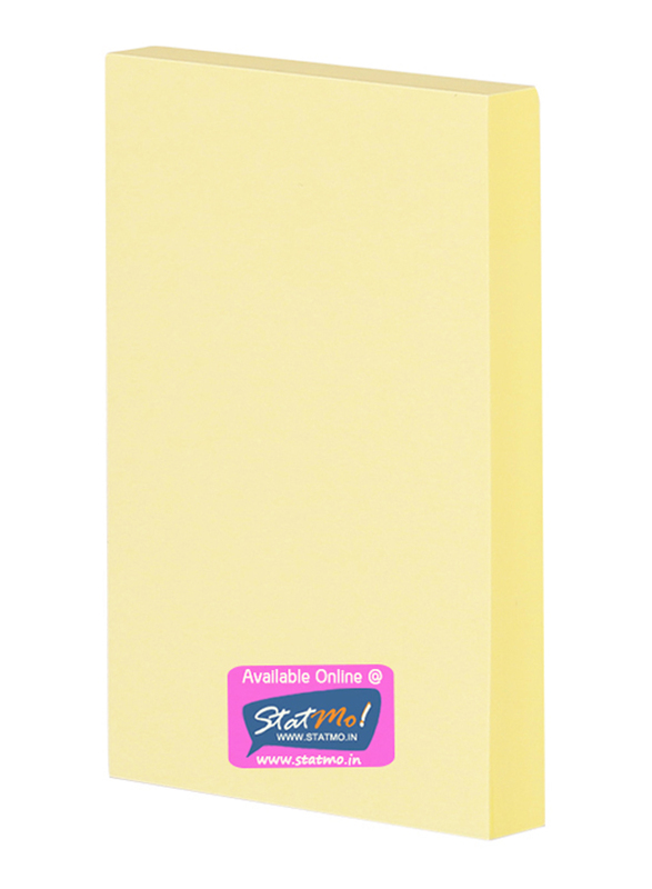 Deli A00252 Sticky Notes, 7.6 x 5.1cm, Yellow