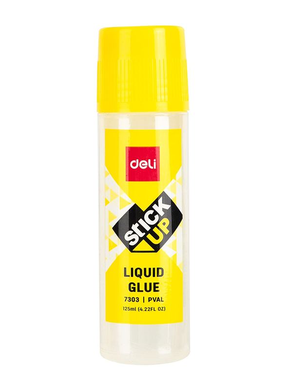 Deli Stick Up Liquid Glue, 7303, 125ml, Clear