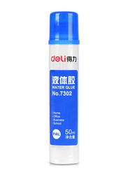 Deli 24-Piece Liquid Glue, 50ml, 7302, Blue