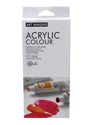 Art Rangers Acrylic Color Tubes Set, 12 x 12ml, Multicolor