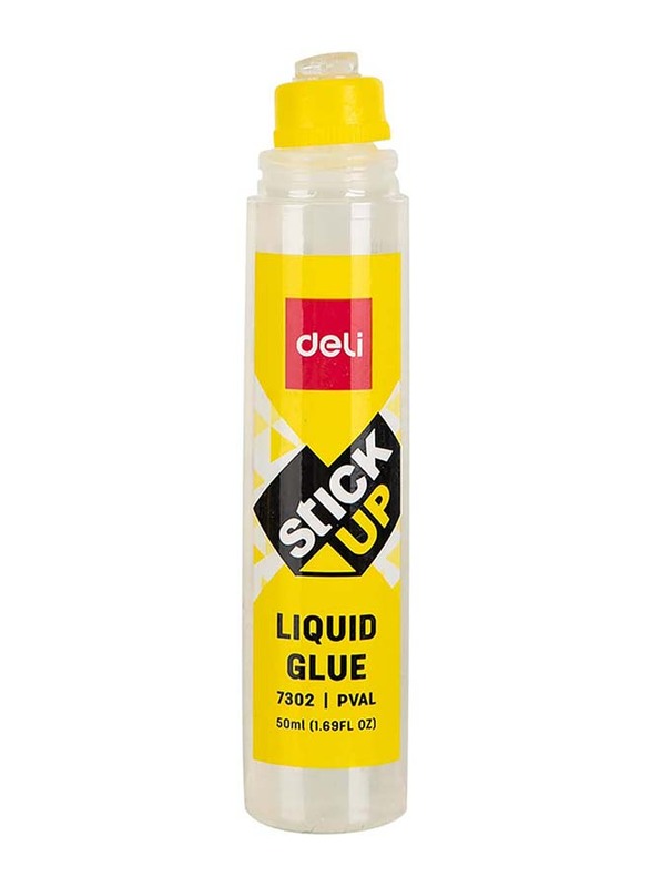 Deli Stick Up Liquid Glue, 7302, 50ml, Clear