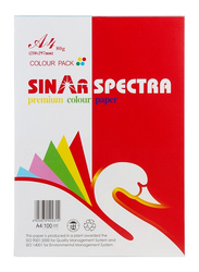 Sinar Spectra Color Paper, 210 x 297mm, 5rims/box, 500 Sheets, 80 GSM, A4 Size, Green