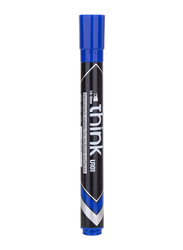 Deli Think Permanent Marker Pen Set, U10130, Blue