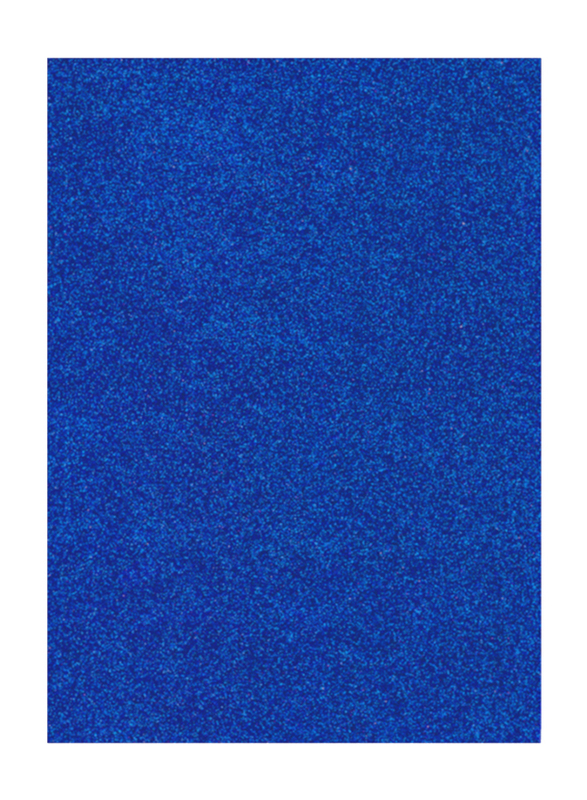 Eva Glitter Foam Sheet, 50 x 70cm, Dark Blue