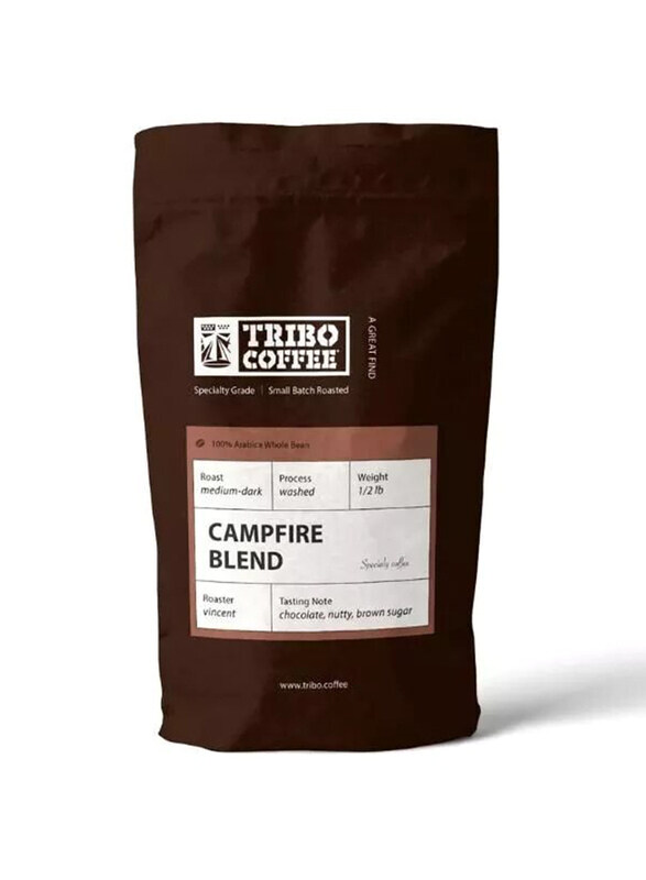 

Tribo Coffee Campfire Blend Specialty Roasted Whole Coffee Beans, 225g