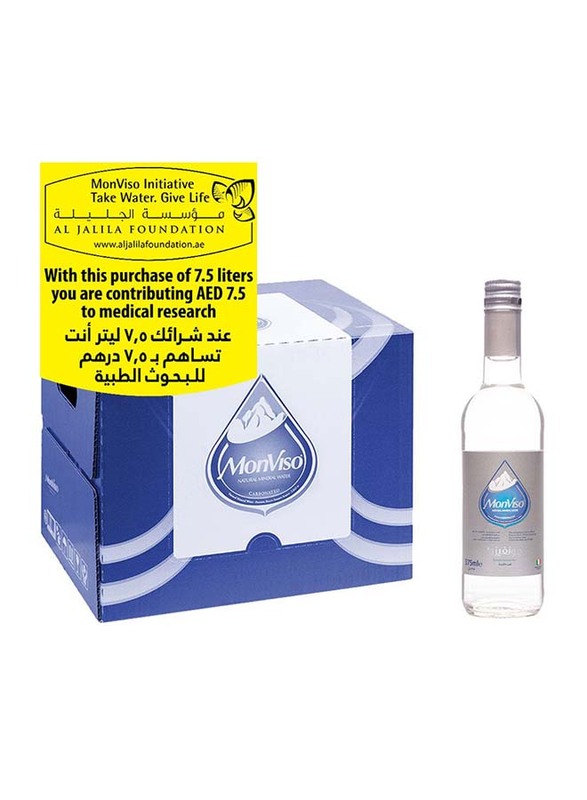 Monviso Natural Mineral Still Water, 20 Bottles x 375ml