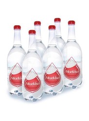 Monviso Natural Mineral Sparkling Water, 6 Bottles x 1 Liter