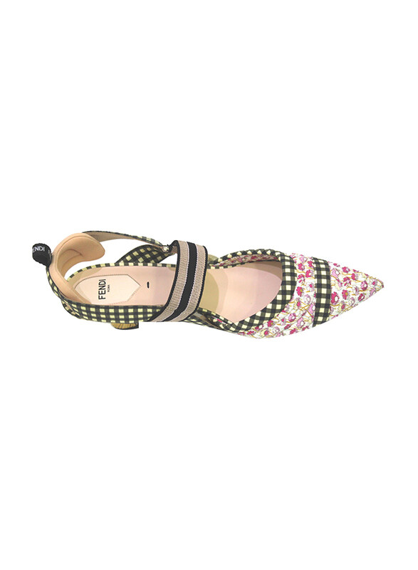 Fendi Colibri Slingback Pumps, 40EU, Multicolour