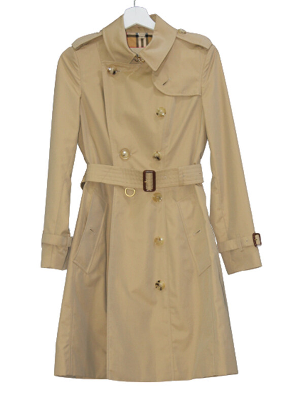 

Burberry The Chelsea Trench Coat for Women, 36 IT, Brown