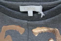 Chloe Blend Milano Round Neck Long Sleeve Sweatshirt for Girls, 6A, Grey