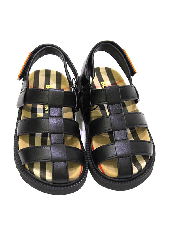 Burberry Brightling Kids Sandals, 30 EU, Black