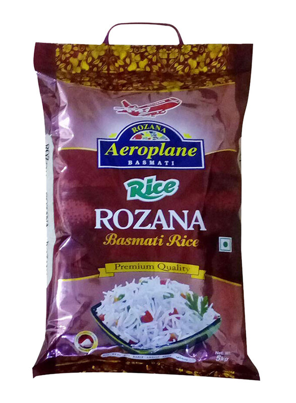 

Aeroplane Rozana Basmati Rice, 5 Kg