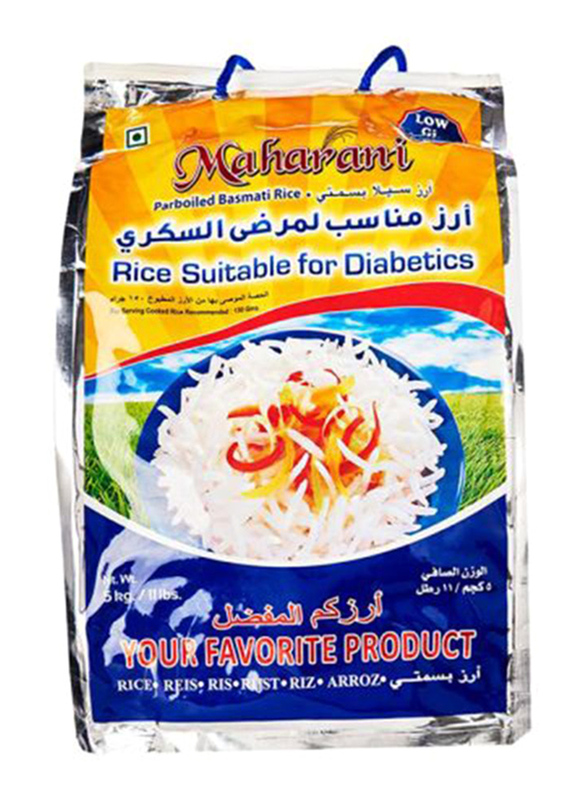 Maharani Diabetic Parboiled Basmati Rice, 5 Kg