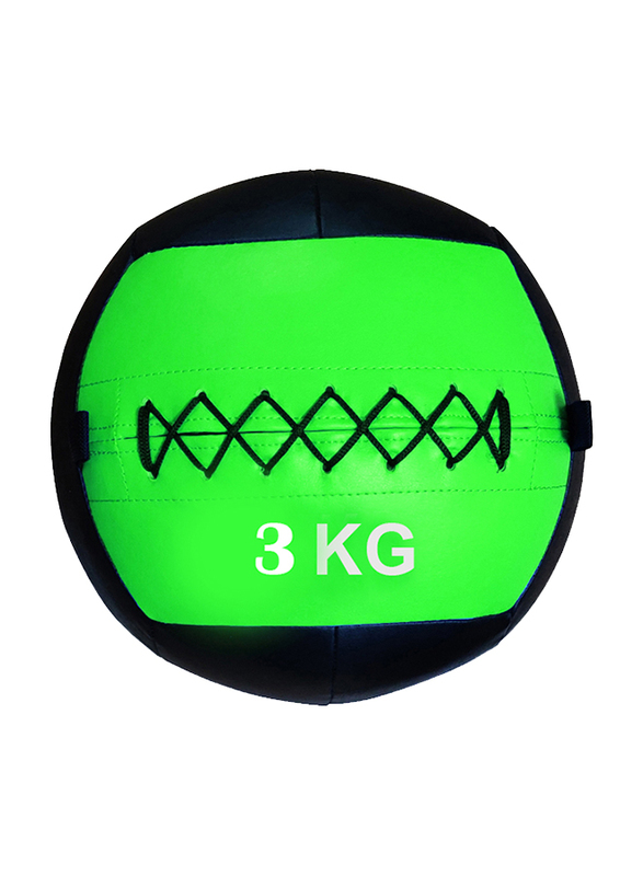 1441 Fitness Wall Ball, 3KG, Green/Black