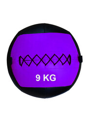 1441 Fitness Wall Ball, 9KG, Purple/Black