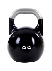 1441 Fitness Cast Iron Competition Kettlebell, 26KG, Black