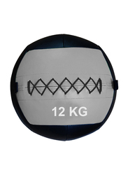 1441 Fitness Wall Ball, 12KG, Grey/Black