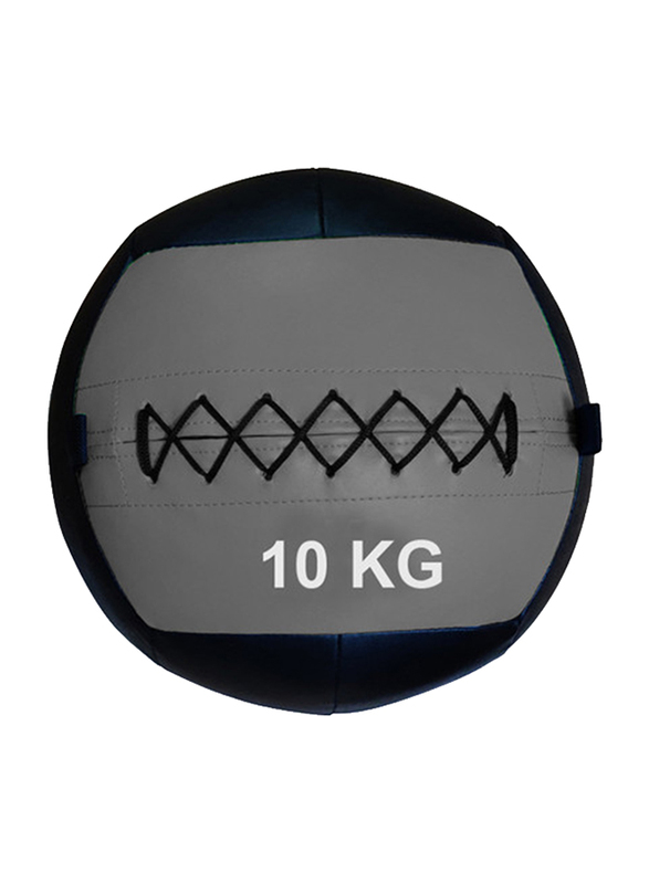 1441 Fitness Wall Ball, 10KG, Grey/Black