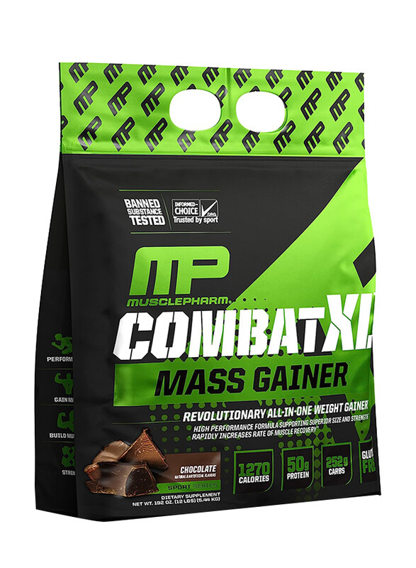 

Musclepharm Combat XL Mass Gainer Powder, 5.44 Kg, Chocolate