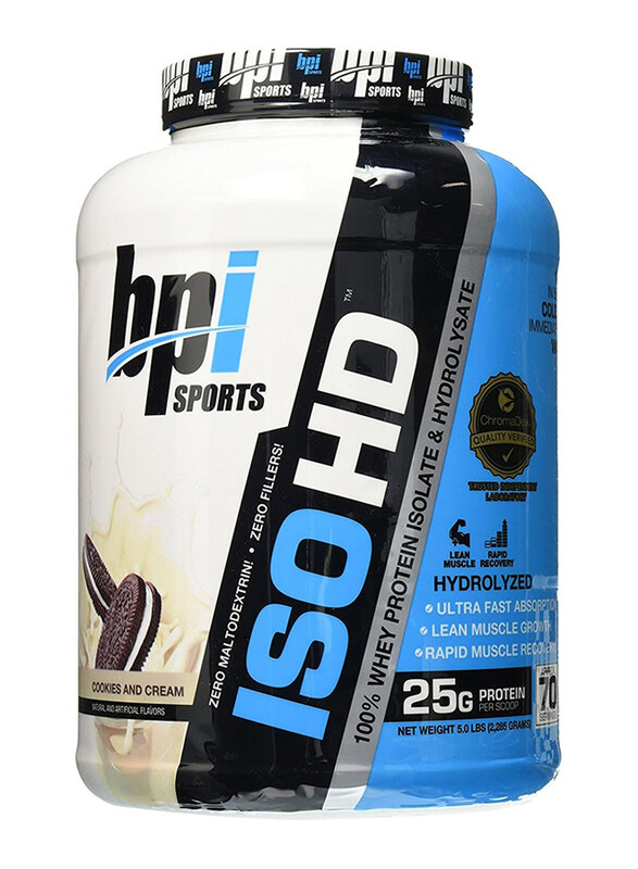 

BPI Sports ISP HD Powder, 5 Lbs, Cookies & Cream