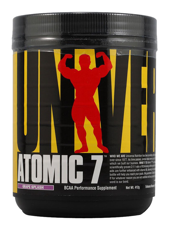 

Universal Nutrition Carbo Plus Atomic 7 Powder, 412g, Grape Splash