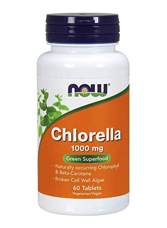 

Now Chlorella Tablets, 1000mg, 60 Tablets