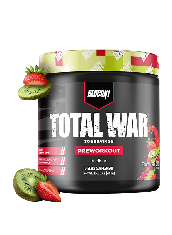 

Redcon1 Total War Preworkout Powder, 440gm, Strawberry Kiwi