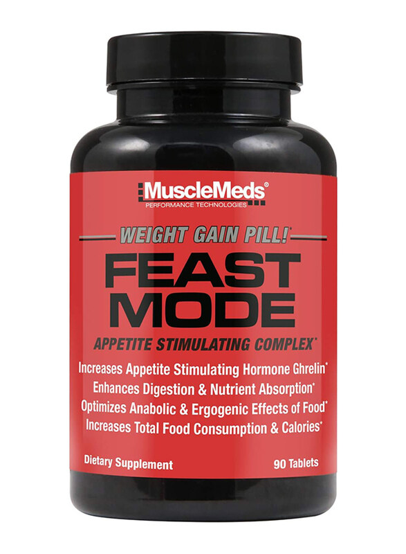 

MuscleMeds Feast Mode Appetite Stimulant Weight Gain Pills, 90 Tablets