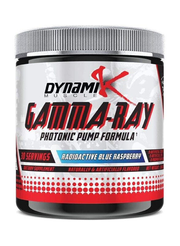 

Dynamik Muscle Gamma-Ray Dietary Supplement, 30 Servings, Radioactive Blue Raspberry