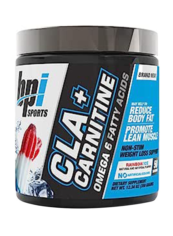 

BPI Sports CLA + Carnitine Omega 6 Fatty Acids, 350 gm, Rainbow Ice