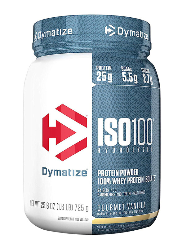 

Dymatize Nutrition Iso 100 Carb Whey Protein Powder Supplement, 1.6Lbs, Gourmet Vanilla