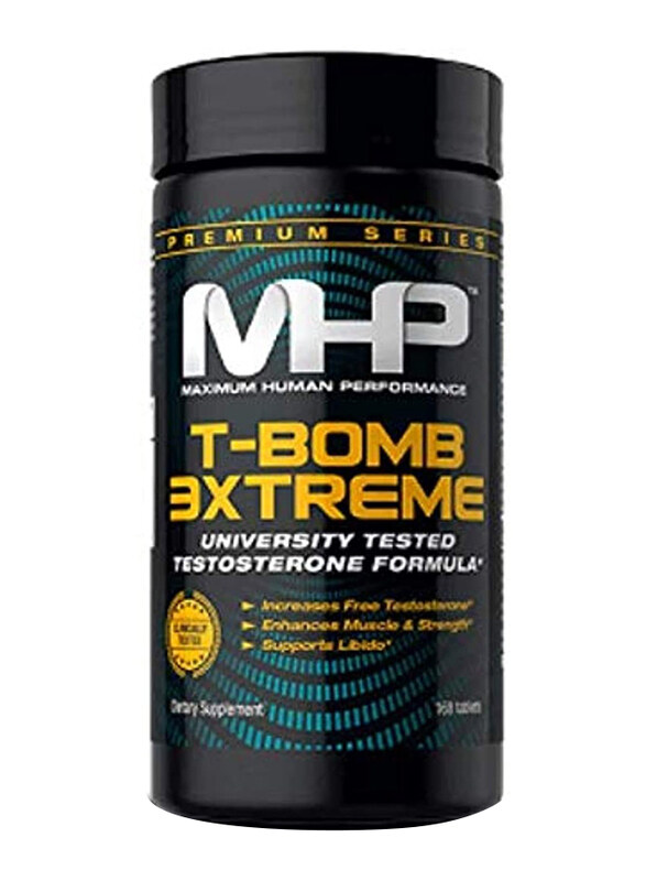 

MHP T-bomb 3xtreme University Tested Testosterone Formula Supplement, 168 Tablets