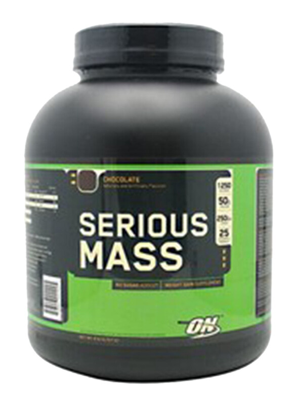 

Optimum Nutrition Serious Mass Gainer Powder, 2.8 KG, Chocolate